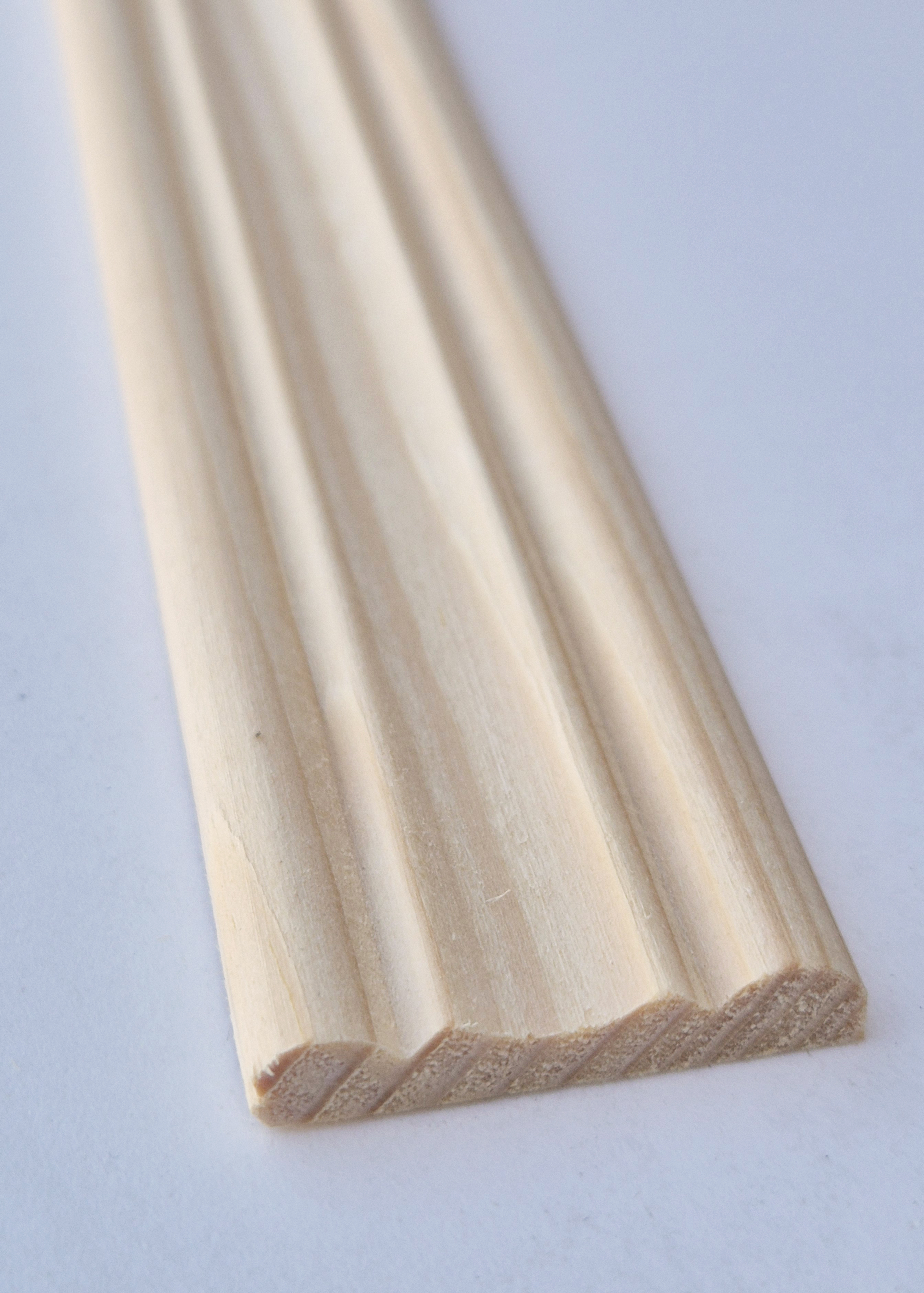 Smrkové ploché lišty LPF2 20x4mm - délka 2,50m