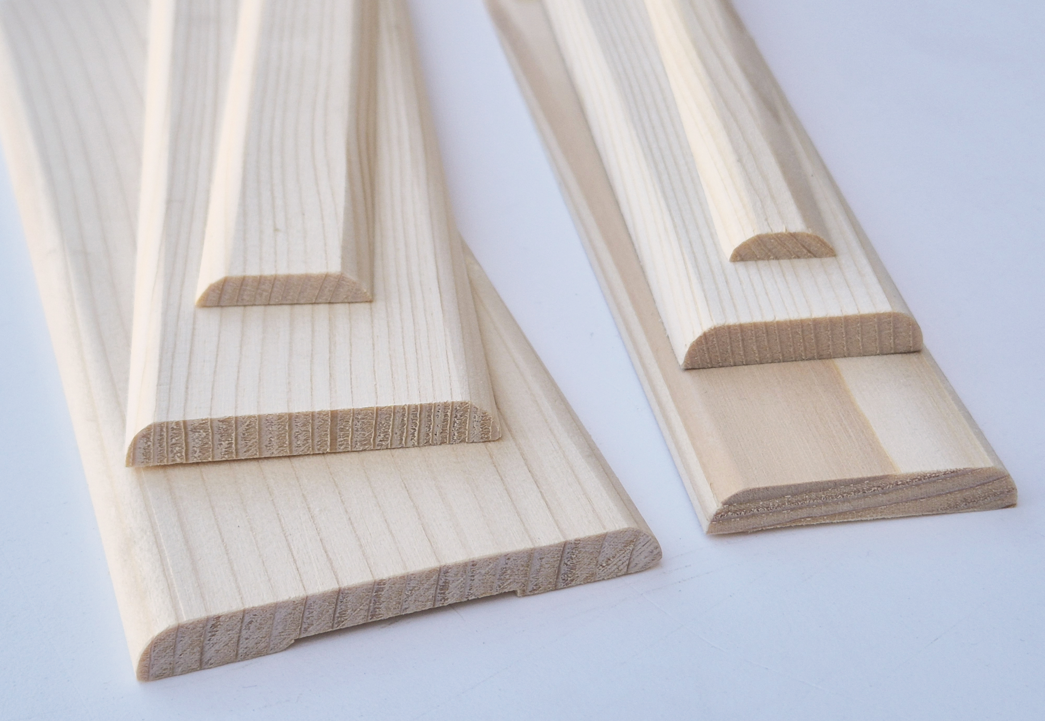 Smrkové ploché lišty LP2 50x8mm - délka 2,50m